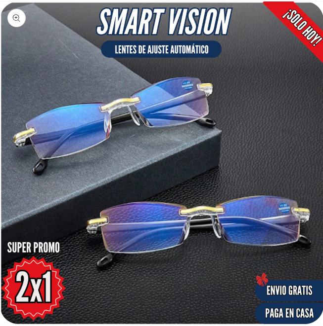 2x1 - LENTES SMART VISION HD® AJUSTE DE VISIÓN AUTOMÁTICO